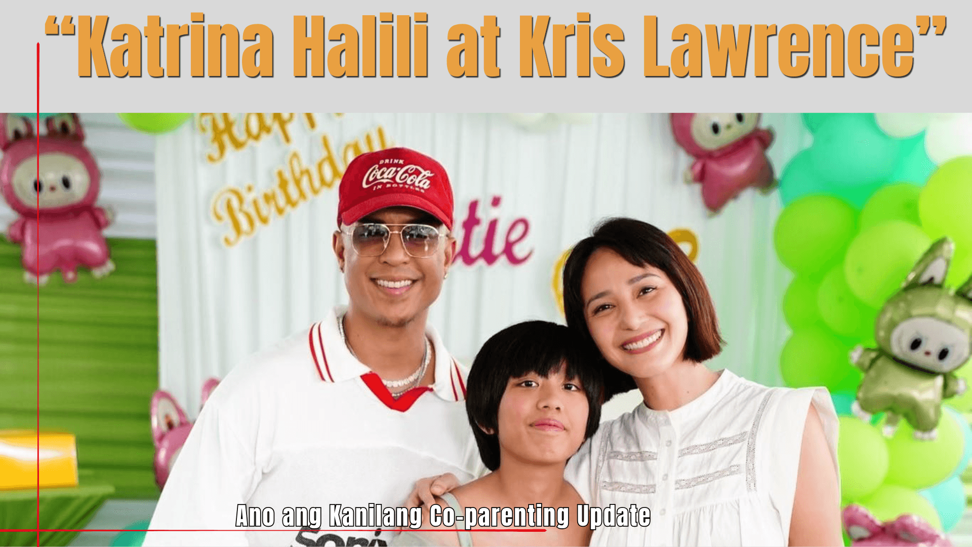 Katrina Halili at Kris Lawrence Banner